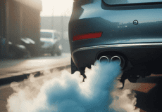 خروج دود آبی از اگزوز - روغن سوزی خودرو