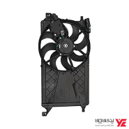 fan radiator with resistor mazda 3 - فن آب رادیاتور با رزیستور کامل مزدا 3