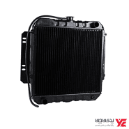 radiator copper four pipe mazda 2000cc carburetor - رادیاتور آب مسی 4 لول مزدا 2000 سی سی کاربراتور